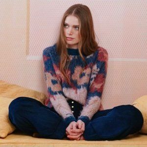 Louise Misha Navy Cord Trousers 38